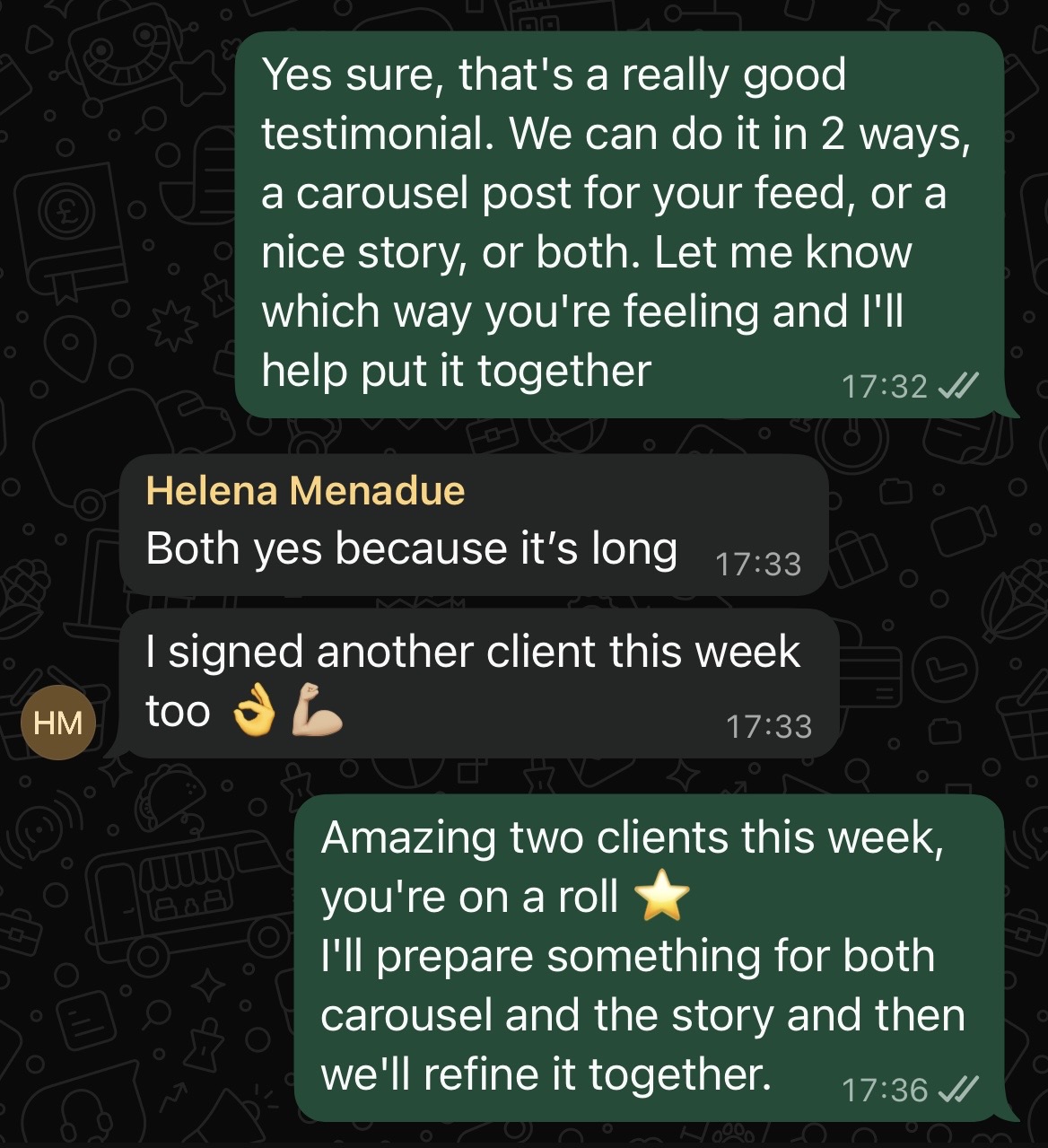 NEVER BOOKED CALLS VIA DMS BEFORE TO SIGNING CLIENTS BACK-TO-BACK
